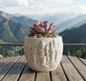 Χειροποίητη Γύψινη Μολυβοθήκη, Κασπώ. Το Κάστρο των Ονείρων Φωτογραφία 2